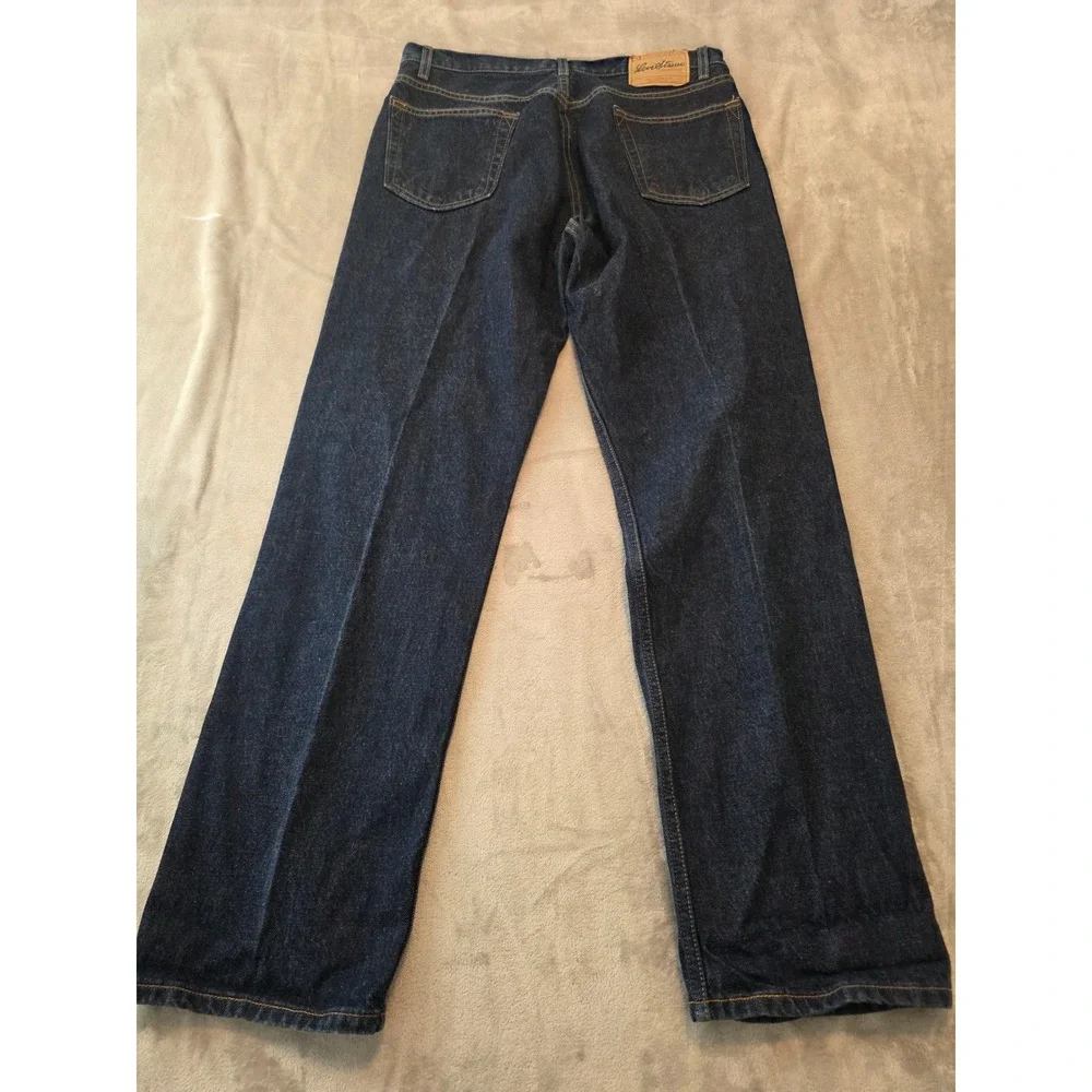 Levi Strauss Signature Jeans Mens 36x32 Blue Regular Fit Dark Wash Denim